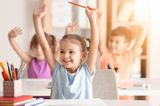 Confident school children